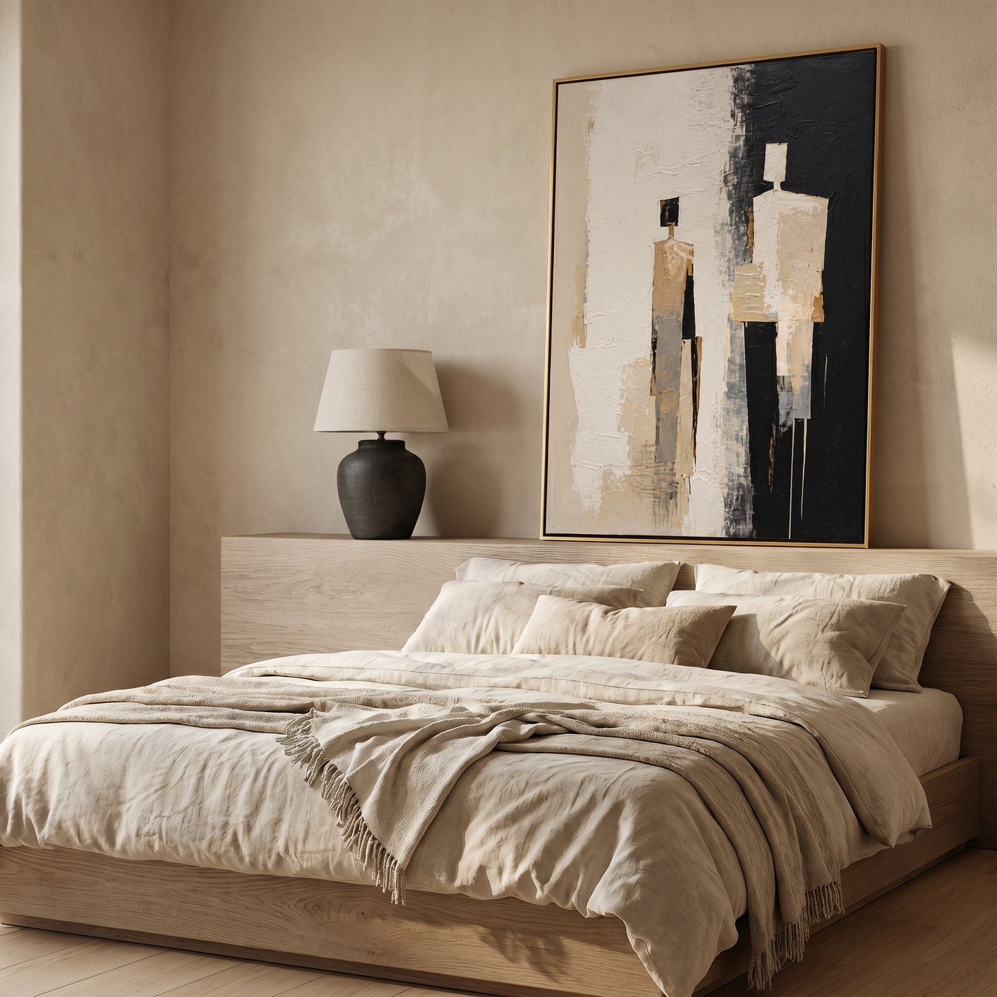 Abstract Art Painting - Two Figures