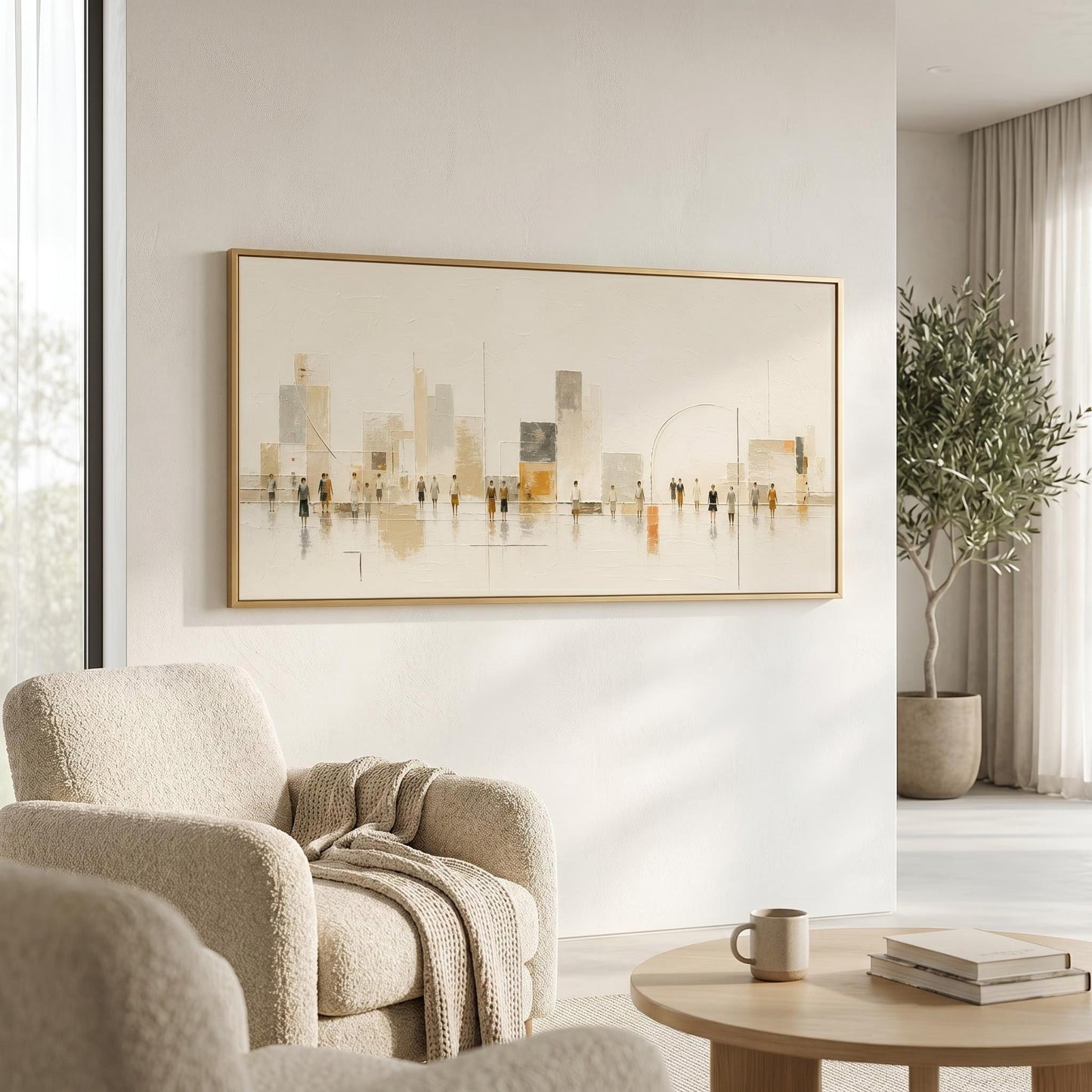 Contemporary Wall Art - Urban Serenity