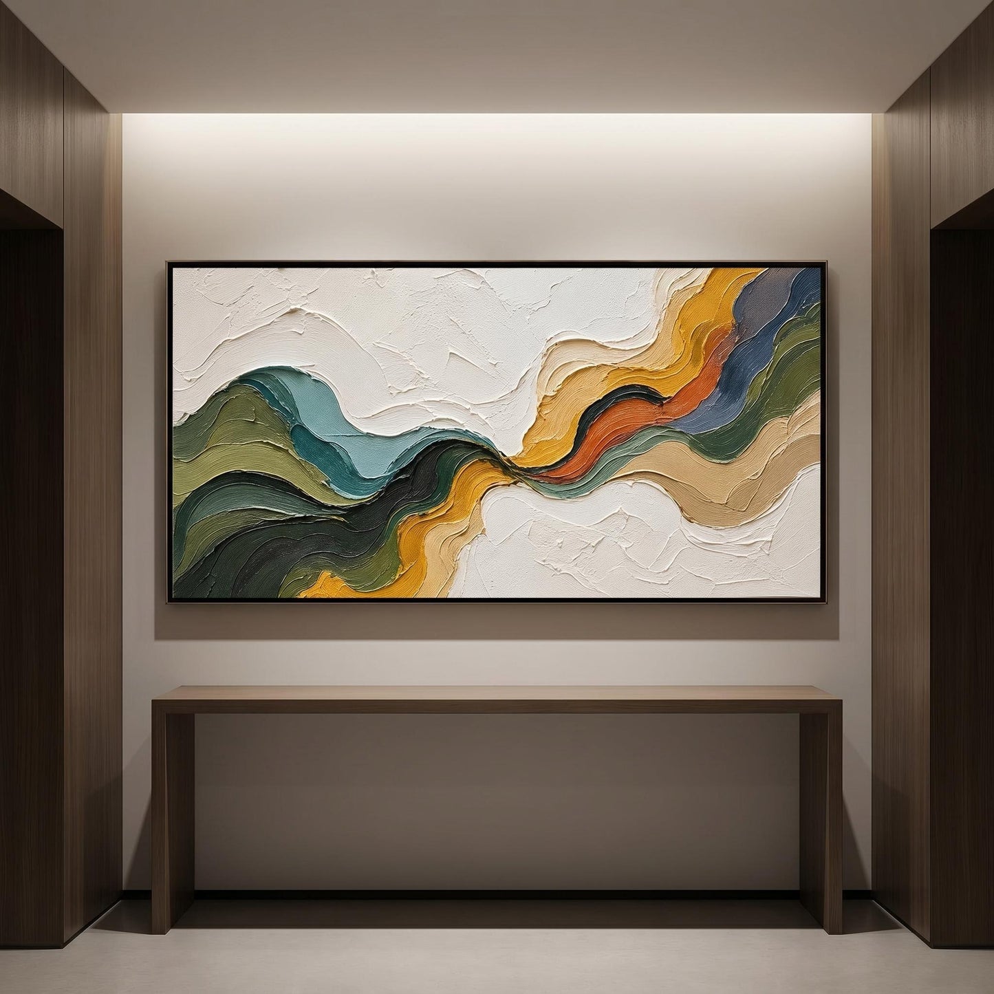 Minimalism - Textured Mountain Flow