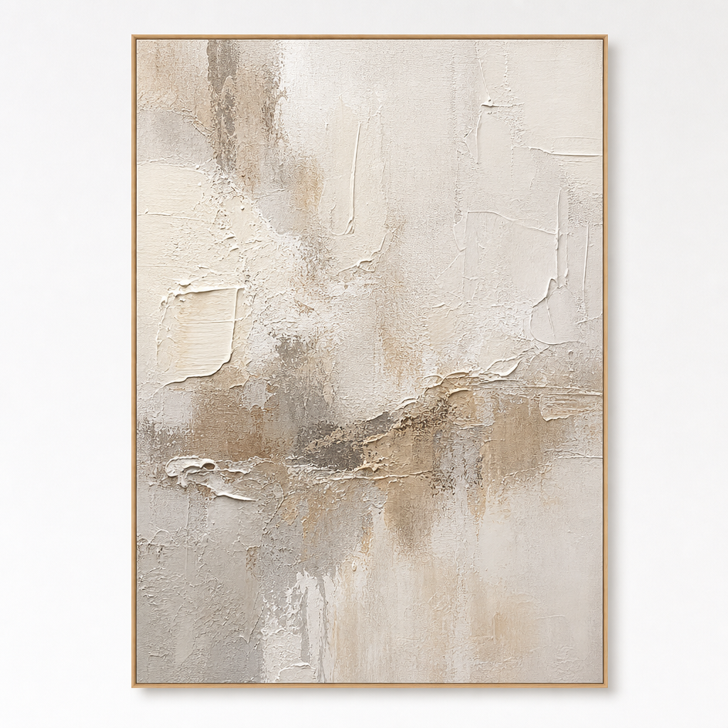 Wabi-Sabi Wall Art - Textured Neutrality