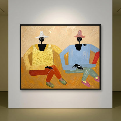 Colorful Painting - Golden Hour Duo