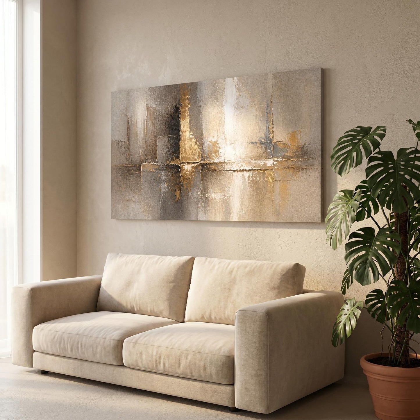 Contemporary Wall Art- Gilded Reflections