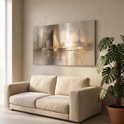 Contemporary Wall Art- Gilded Reflections