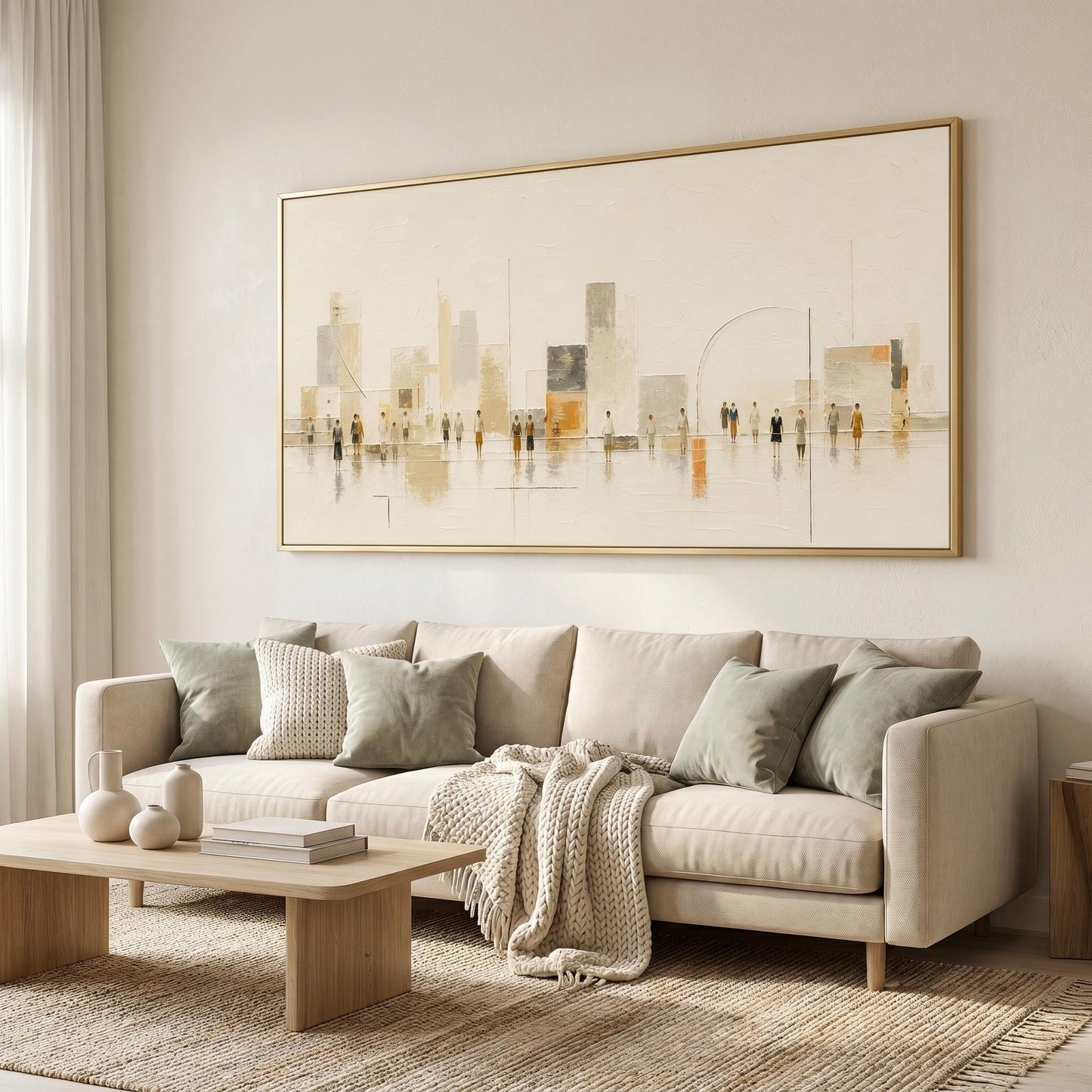 Contemporary Wall Art - Urban Serenity