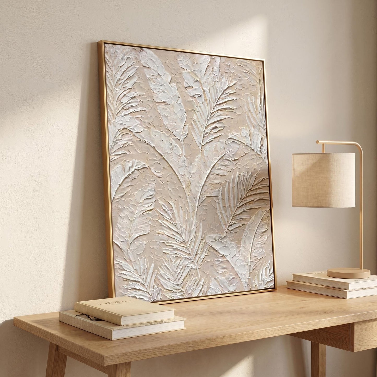 Wabi-Sabi Wall Art - Textured Palms