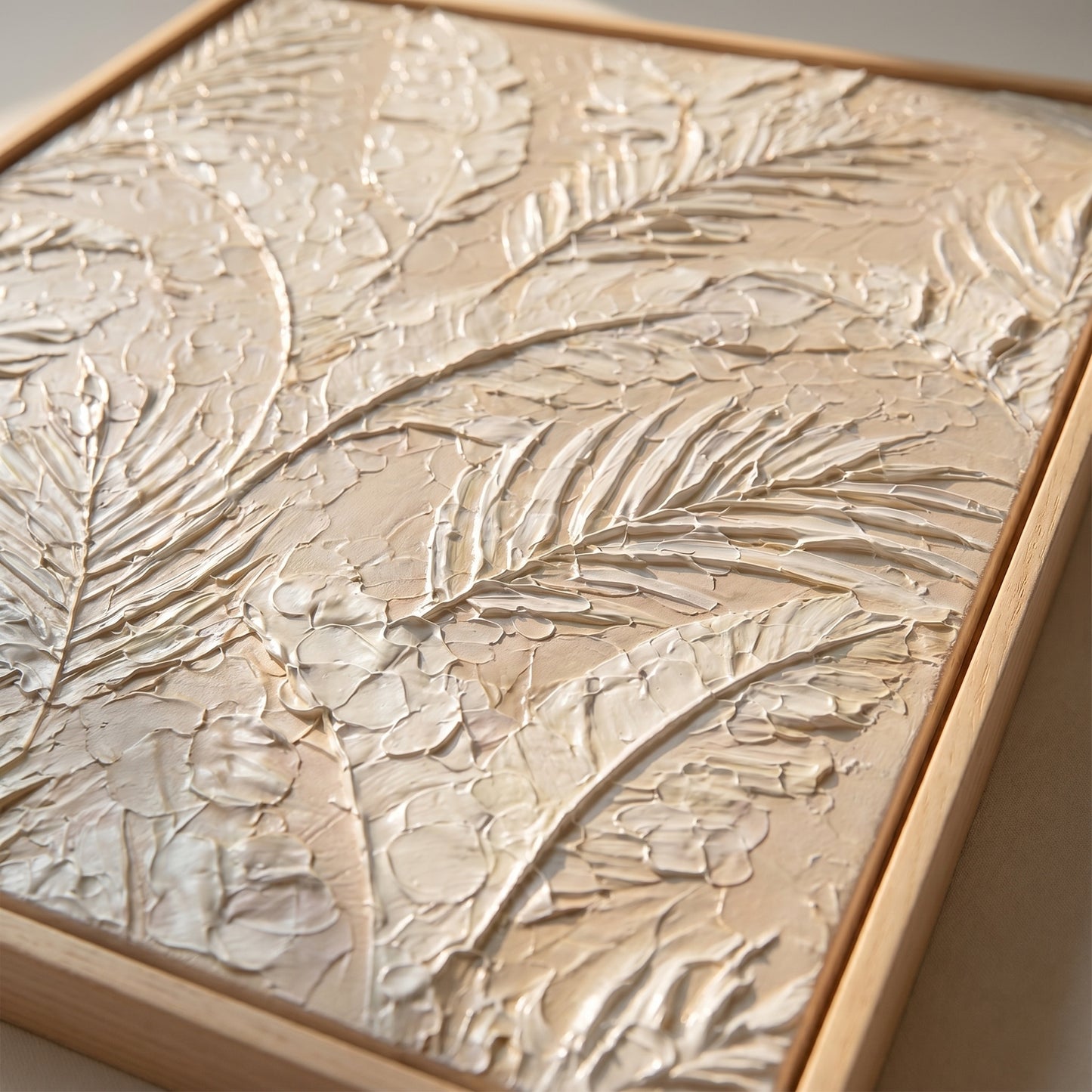 Wabi-Sabi Wall Art - Textured Palms