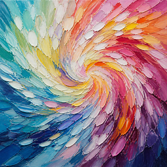 Abstract Art - Rainbow Vortex