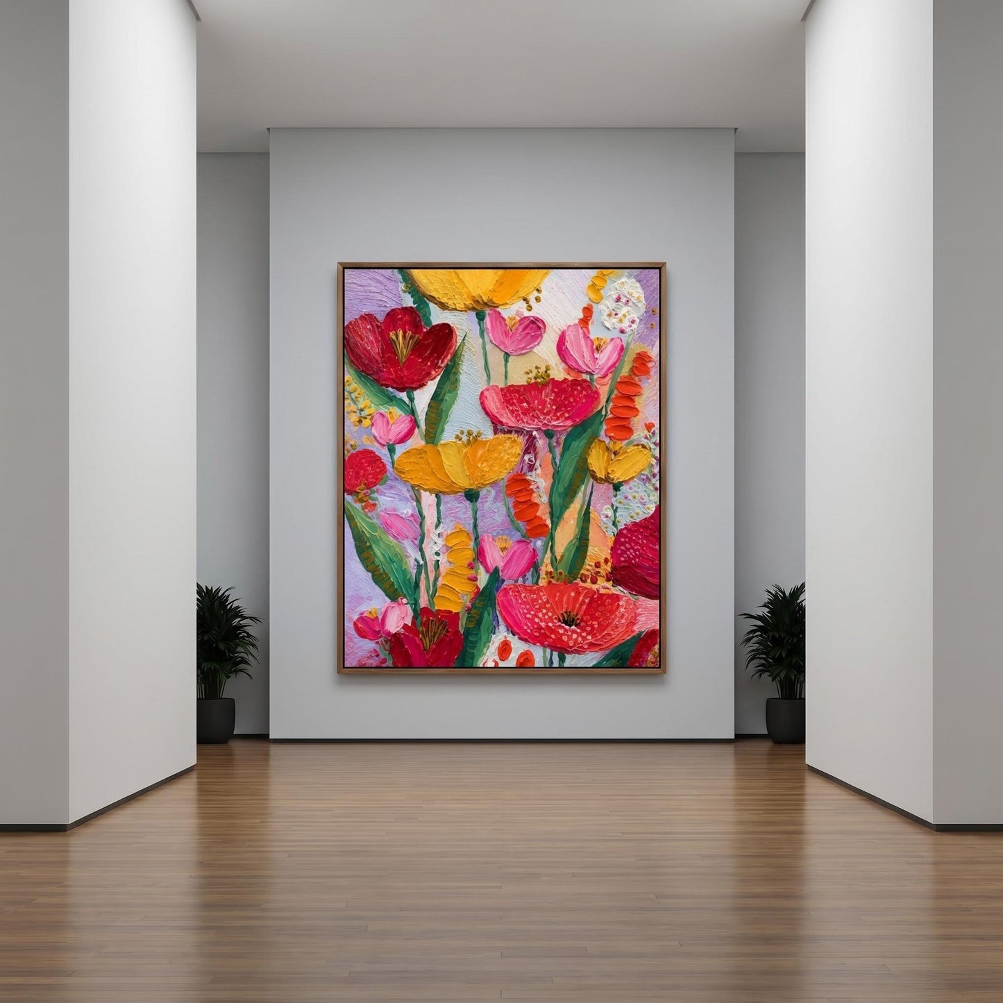 Colorful Painting - Vibrant Floral Bouquet