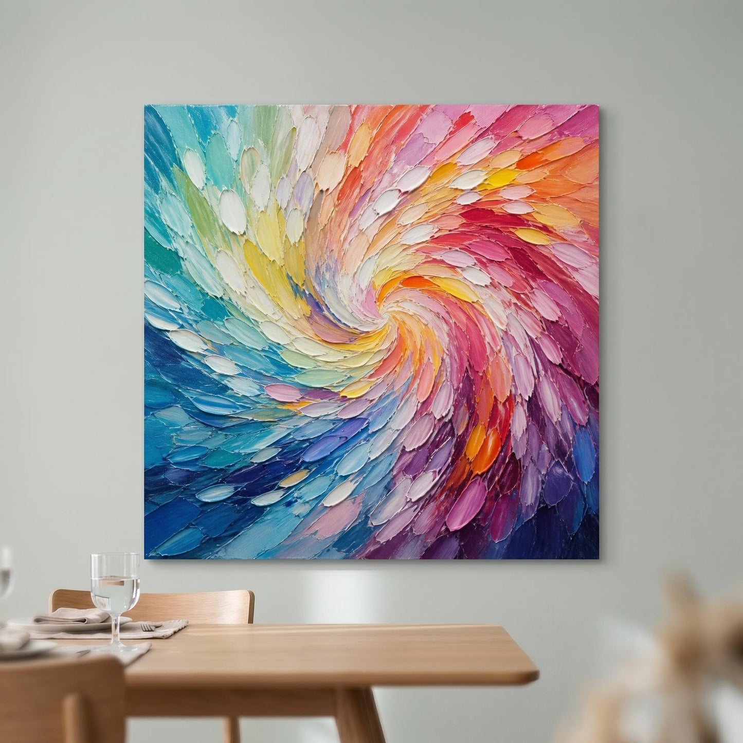 Abstract Art - Rainbow Vortex