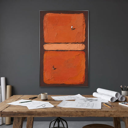 Minimalism - Textured Terracotta Stroll