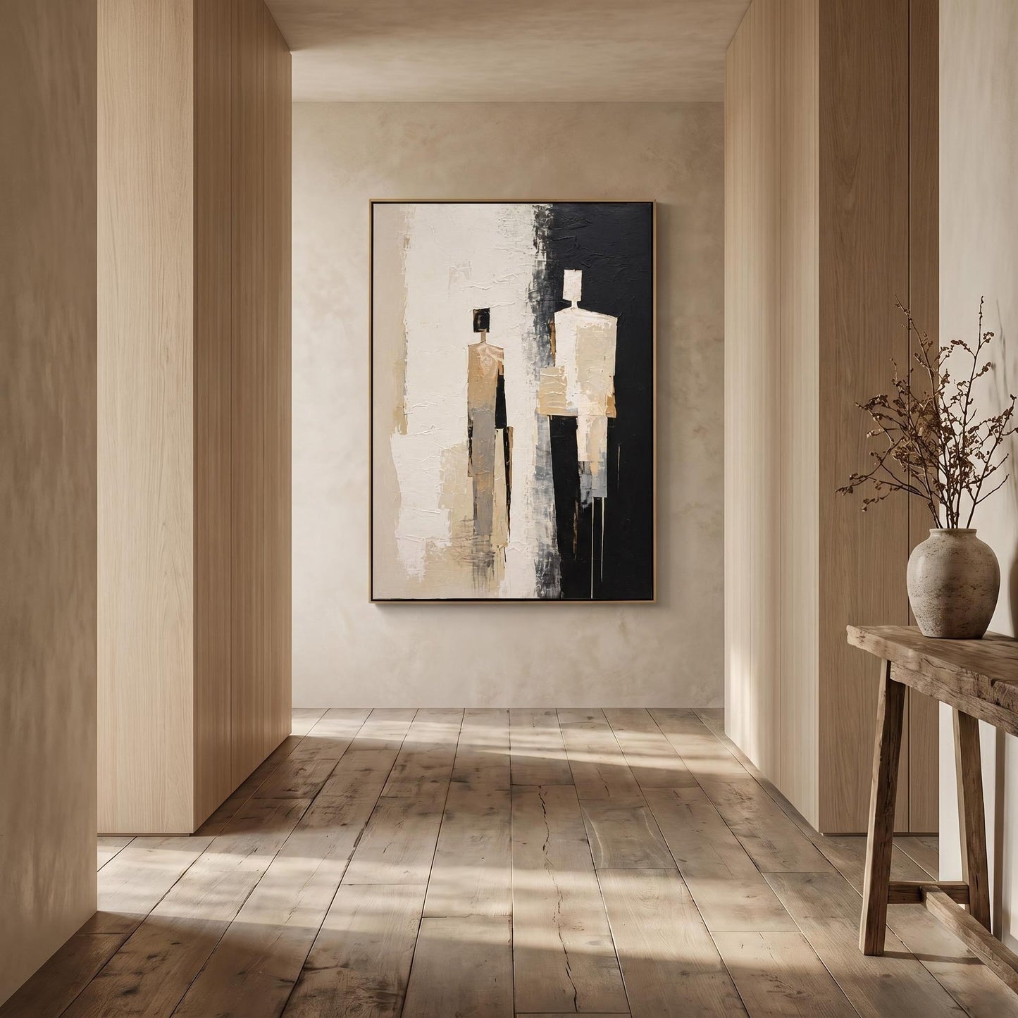 Abstract Art Painting - Two Figures
