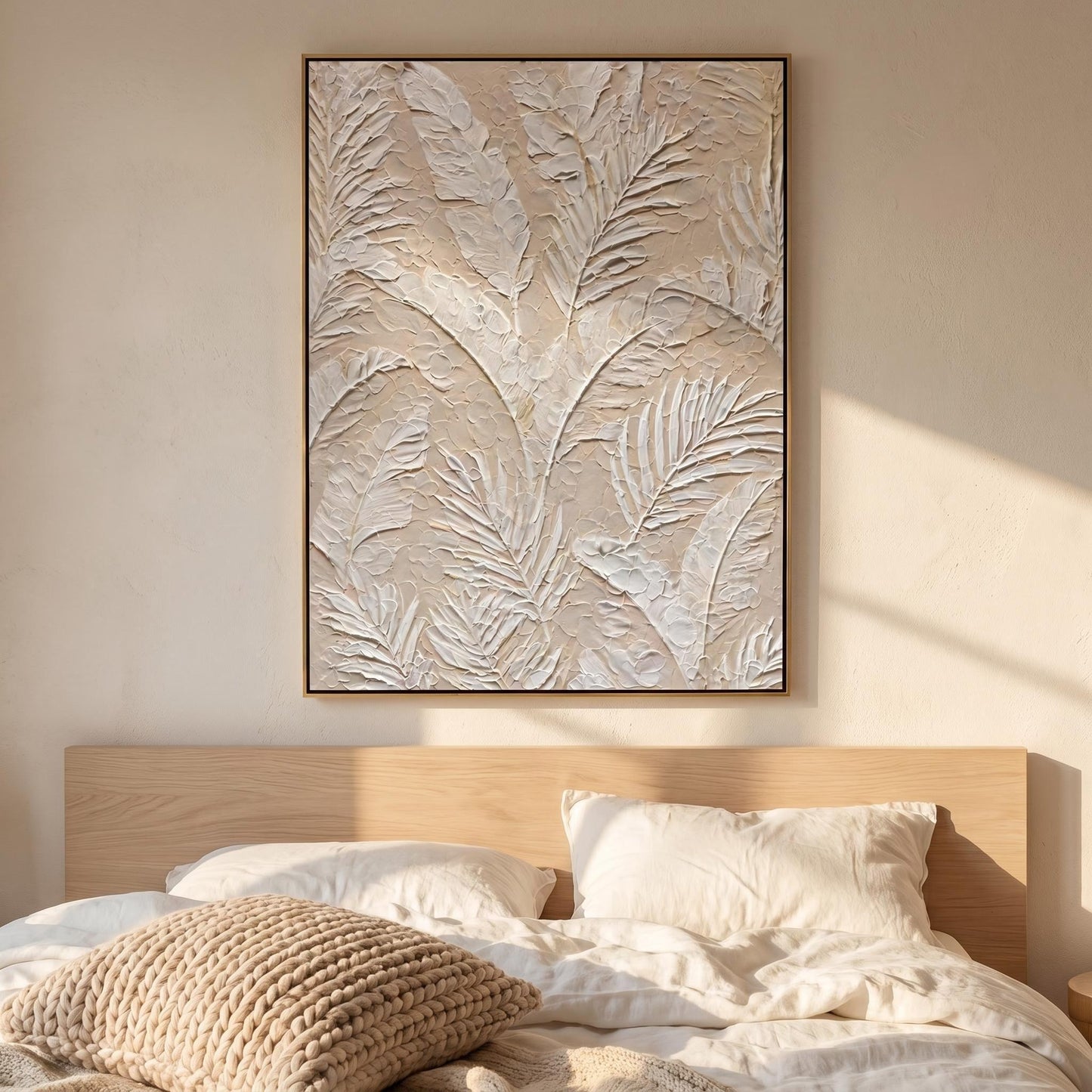 Wabi-Sabi Wall Art - Textured Palms