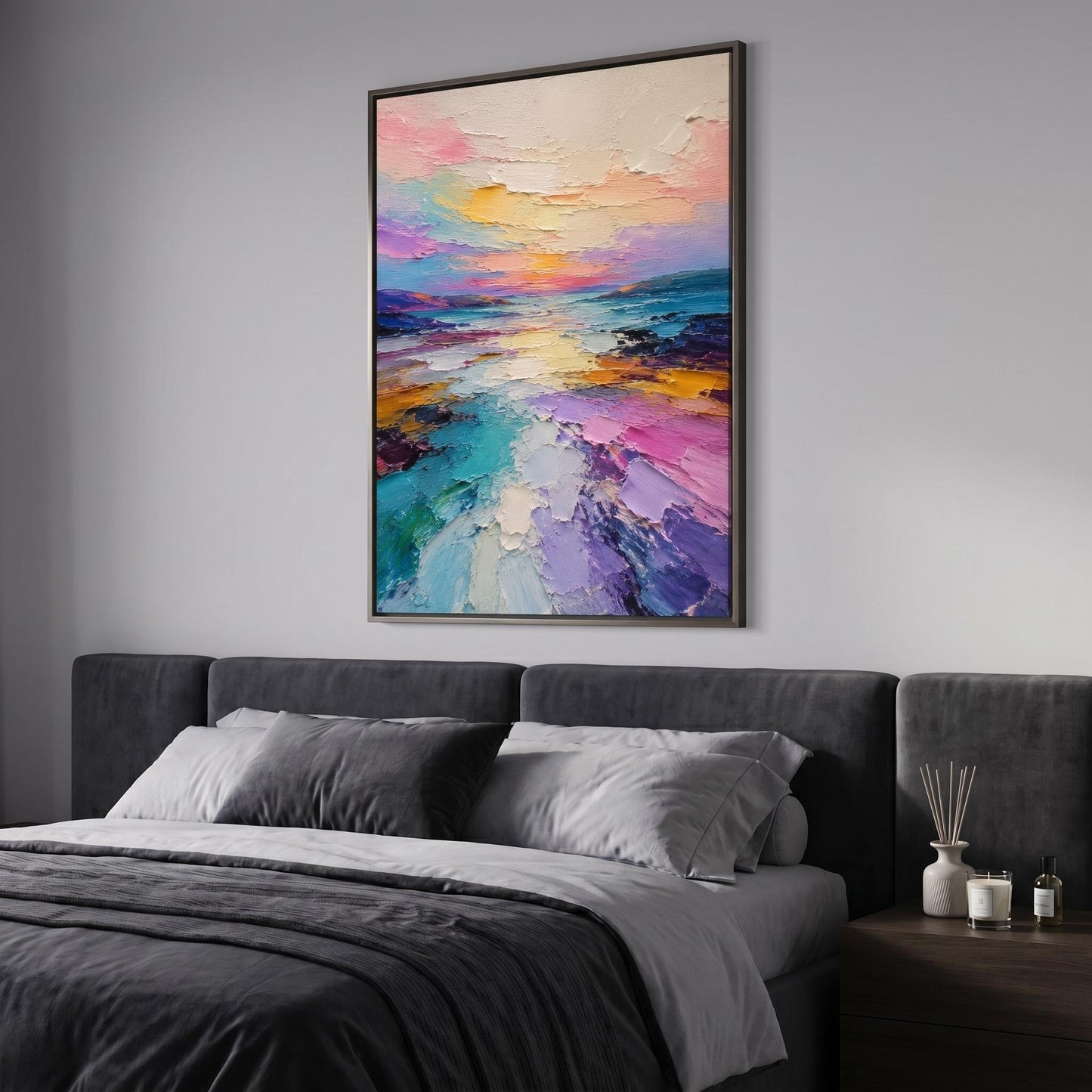 Colorful Painting - Colorful Sunset