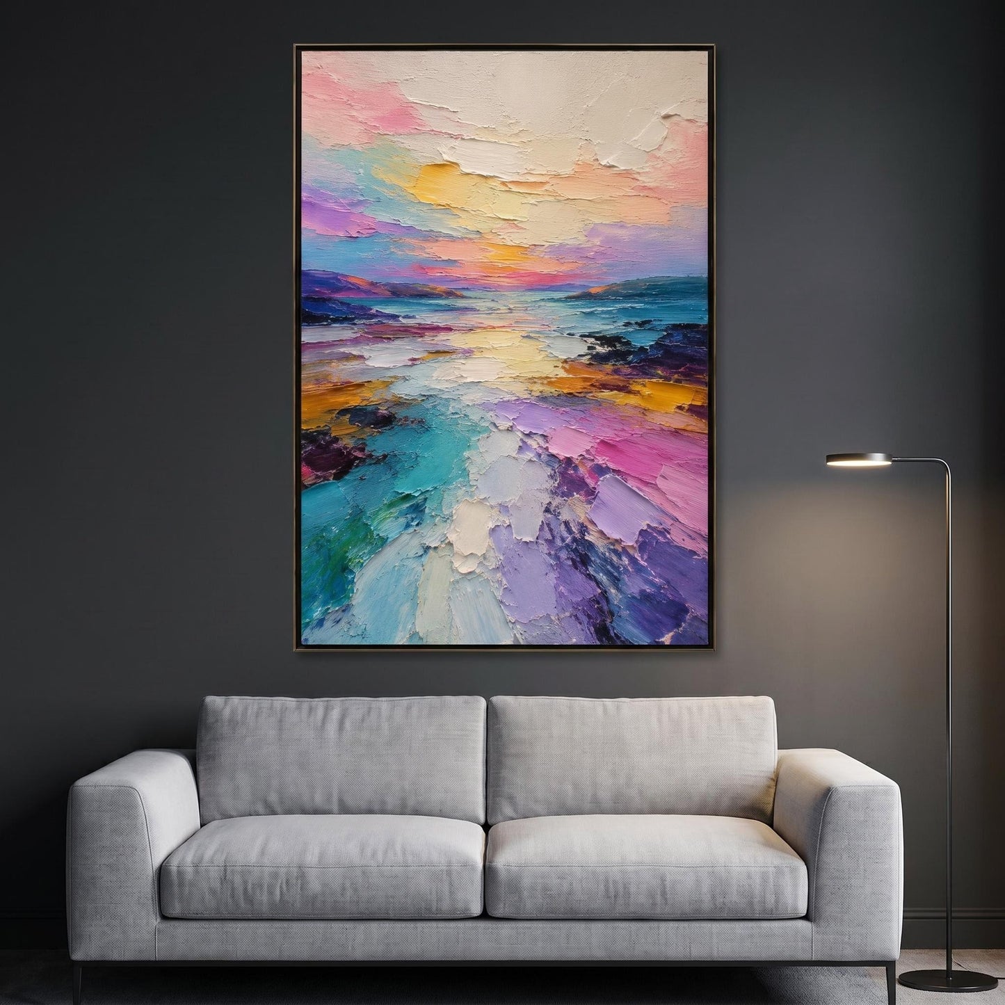 Colorful Painting - Colorful Sunset