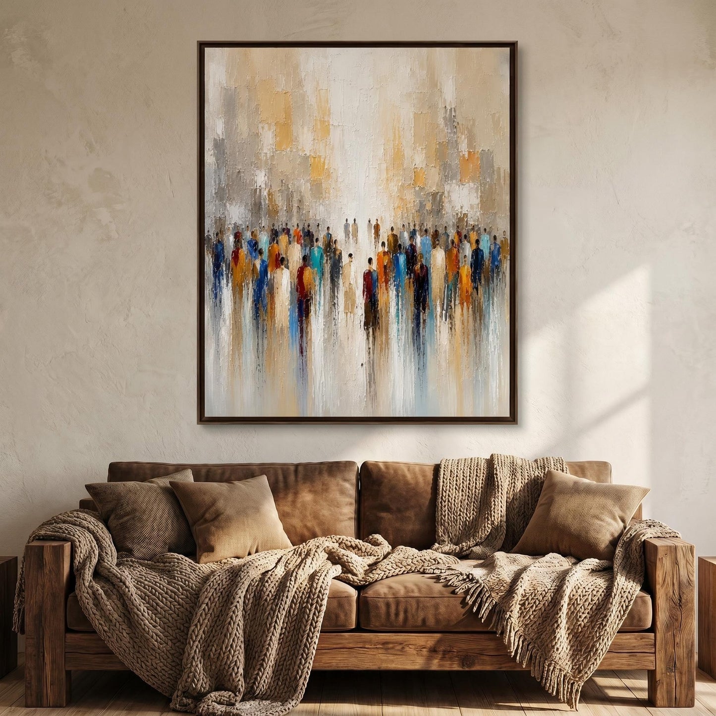 Abstract Art Painting - Collective Light Flow