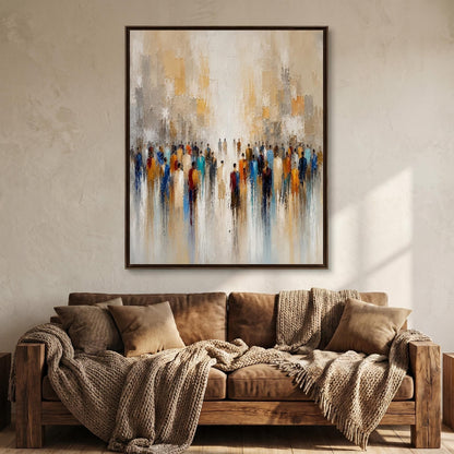 Abstract Art Painting - Collective Light Flow
