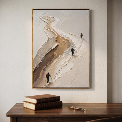 3D Textured Painting - Mountain Traverse