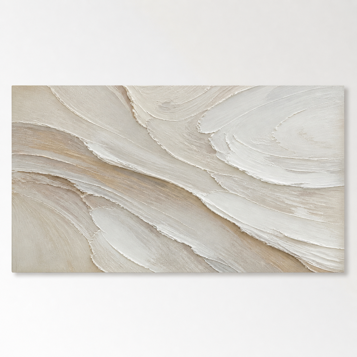 Wabi-Sabi Wall Art - Earthy Textured Tides