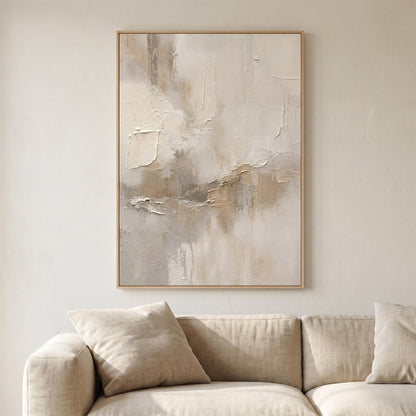 Wabi-Sabi Wall Art - Textured Neutrality