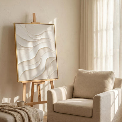 Wabi-Sabi Wall Art - Flowing Relief