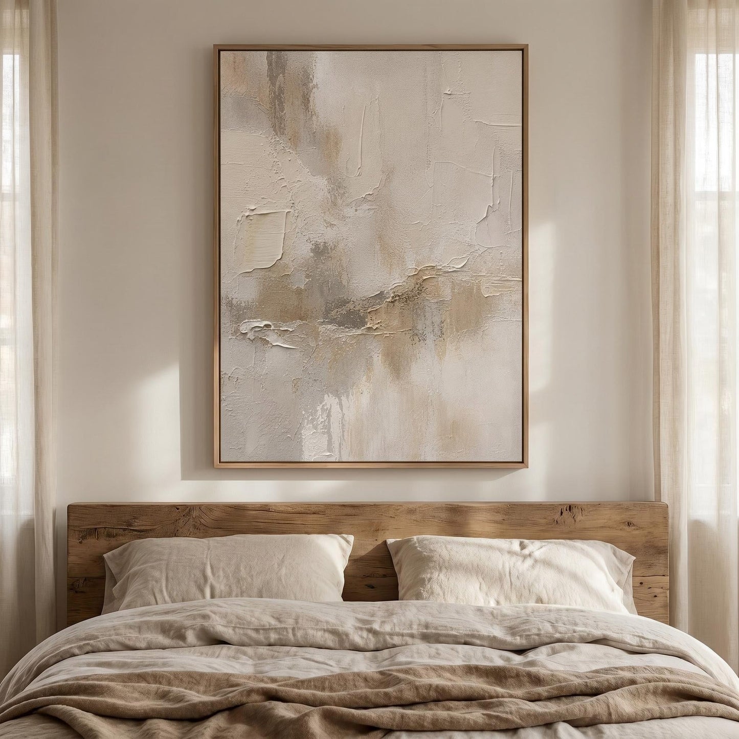 Wabi-Sabi Wall Art - Textured Neutrality