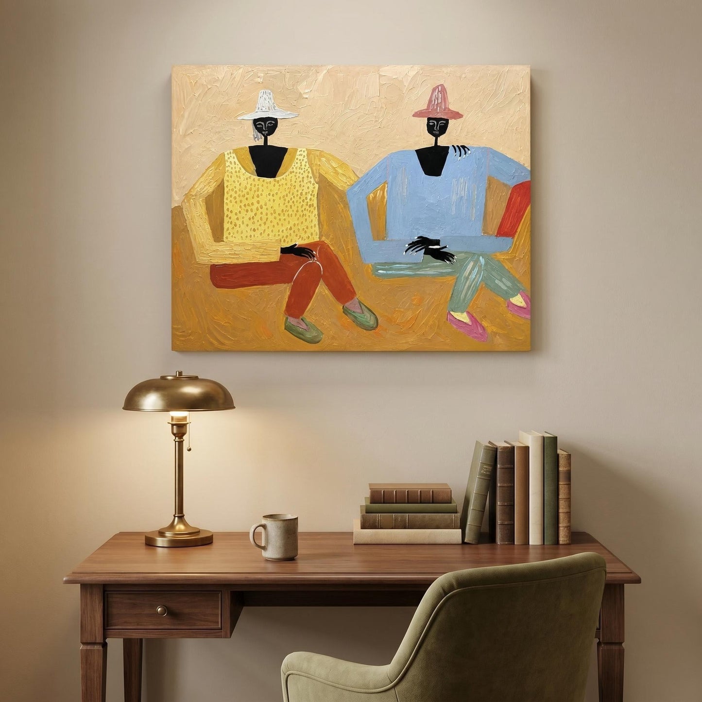 Colorful Painting - Golden Hour Duo