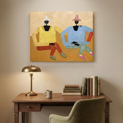 Colorful Painting - Golden Hour Duo