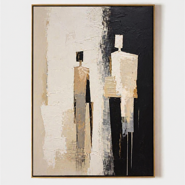 Abstract Art Painting - Two Figures