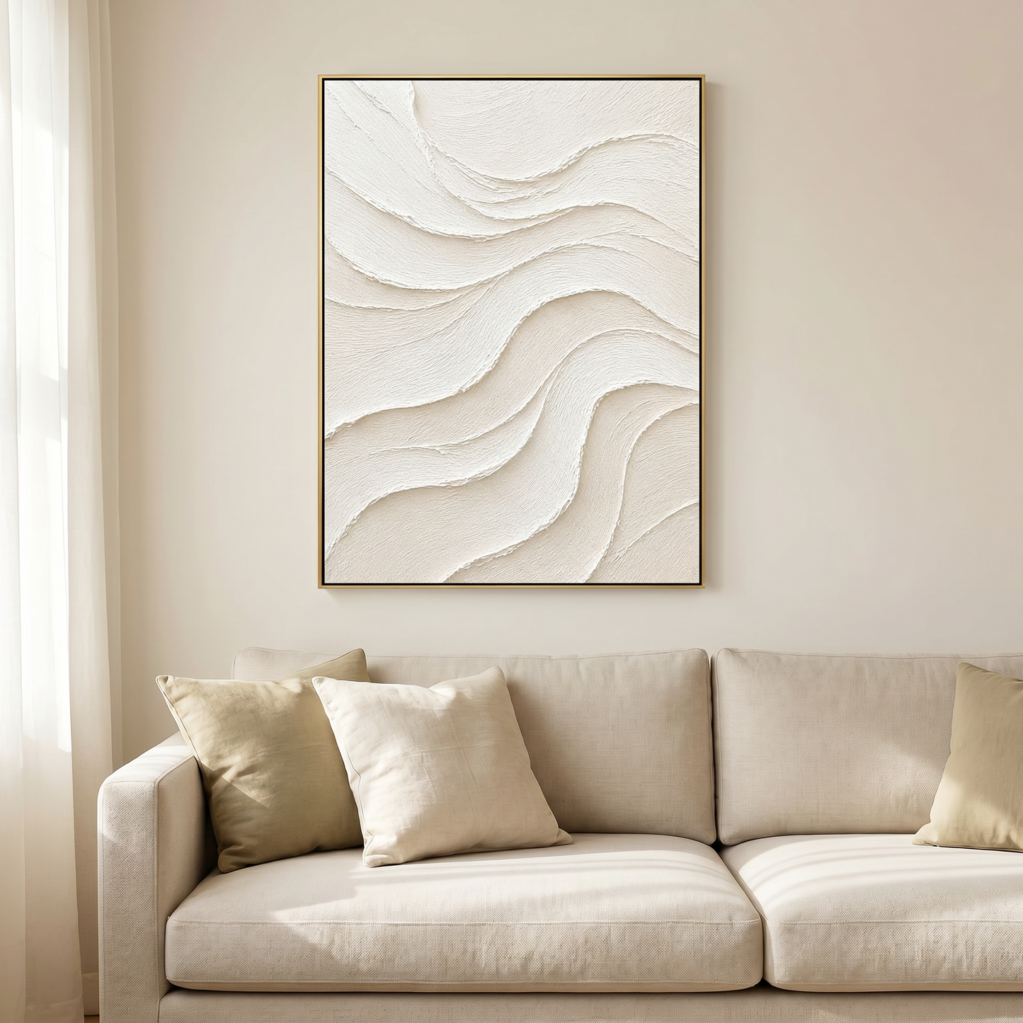 Wabi-Sabi Wall Art - Flowing Relief