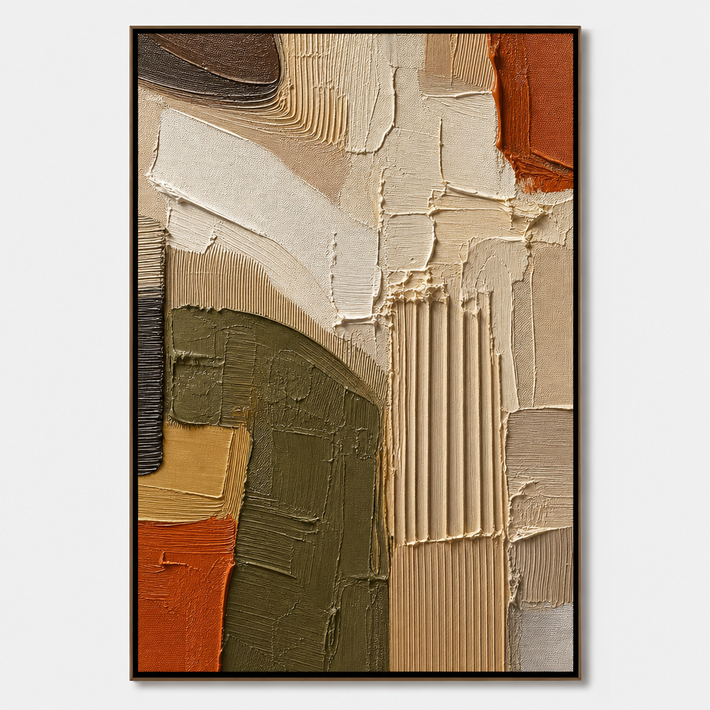 Minimalism - Textured Terracotta Layers