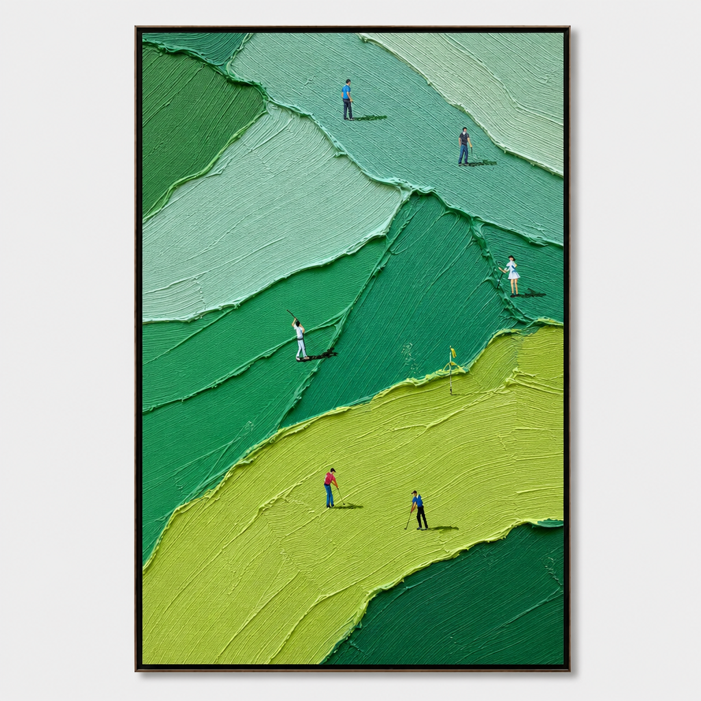 Minimalism - Textured Golf Stroll