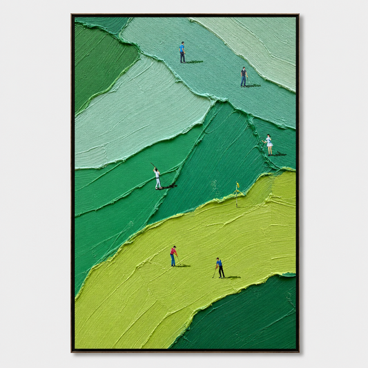 Minimalism - Textured Golf Stroll