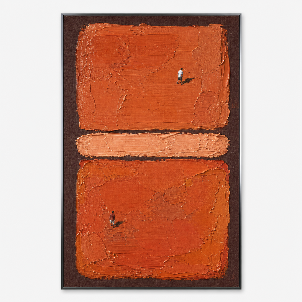Minimalism - Textured Terracotta Stroll