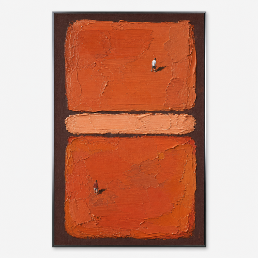 Minimalism - Textured Terracotta Stroll