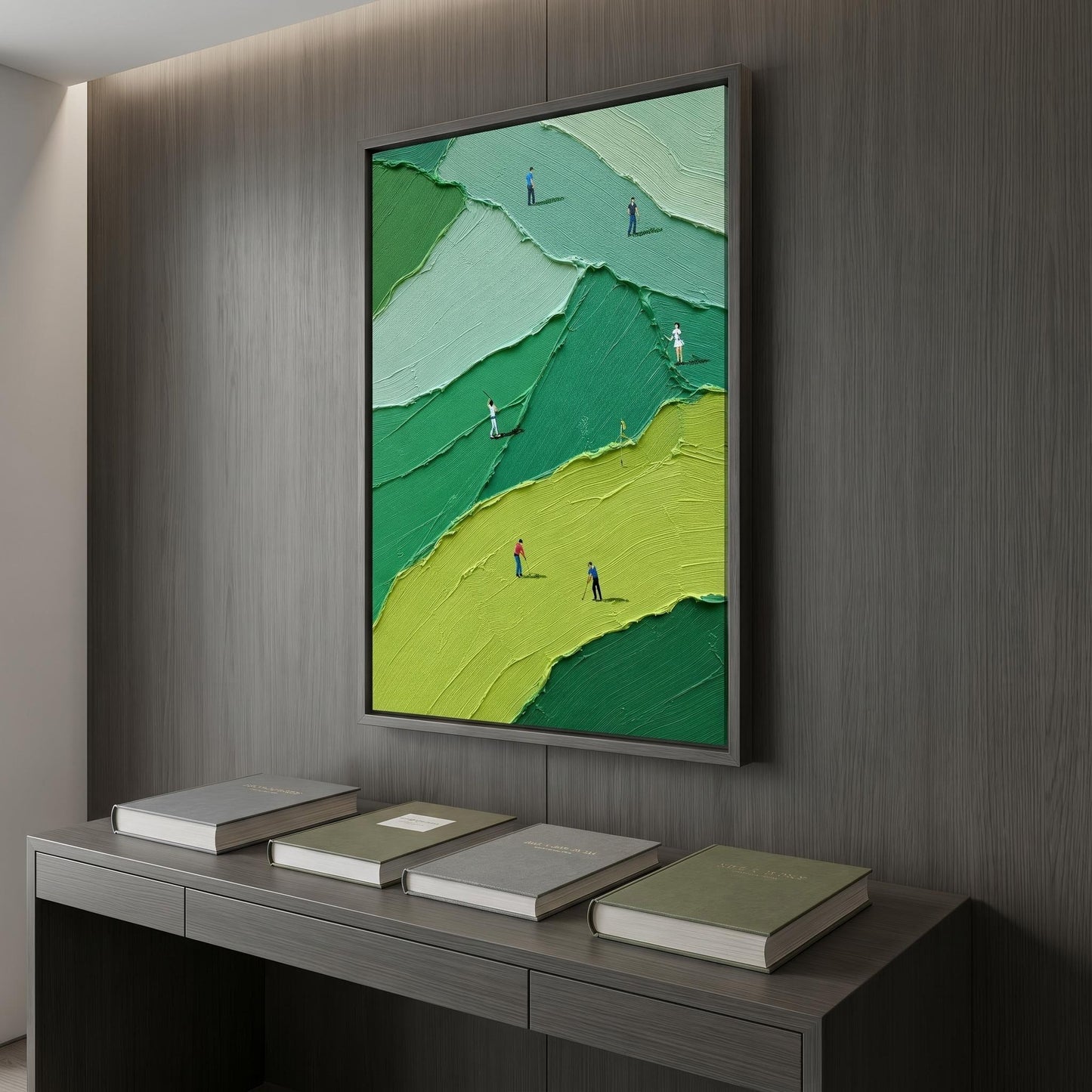 Minimalism - Textured Golf Stroll