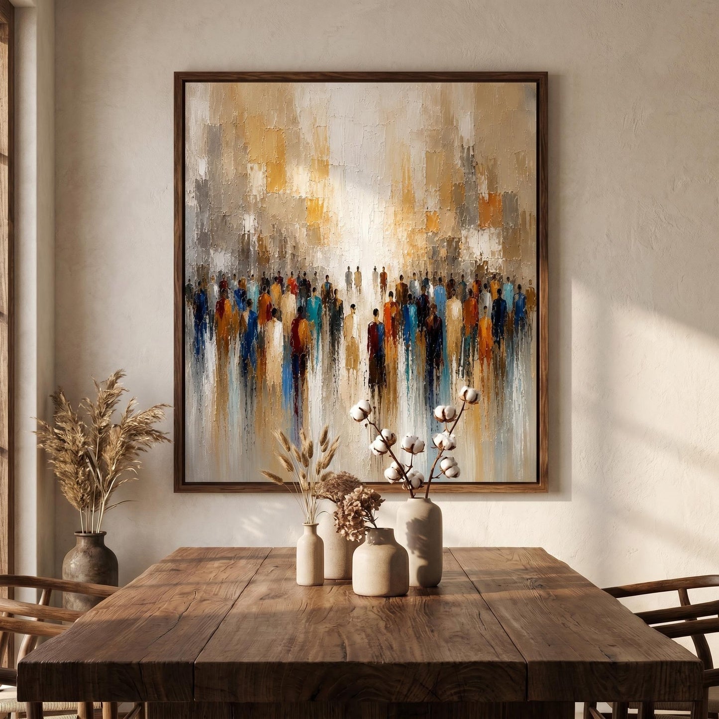 Abstract Art Painting - Collective Light Flow