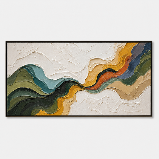 Minimalism - Textured Mountain Flow