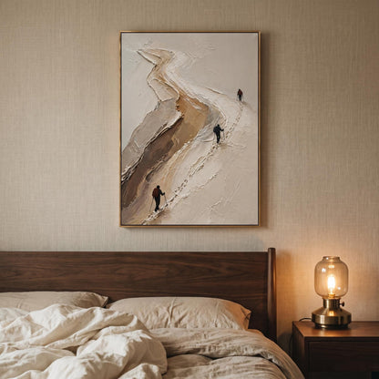 3D Textured Painting - Mountain Traverse