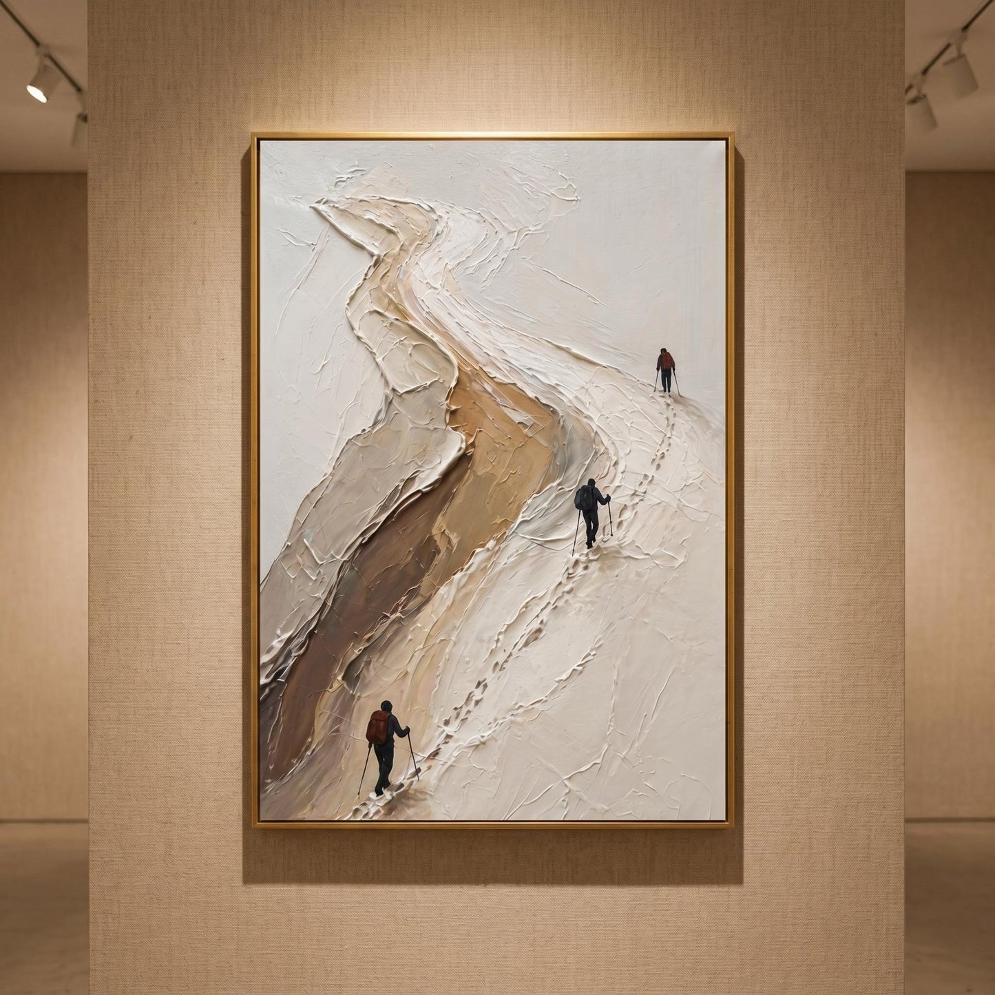 3D Textured Painting - Mountain Traverse