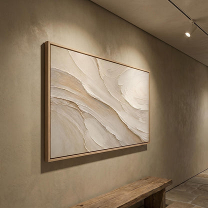 Wabi-Sabi Wall Art - Earthy Textured Tides