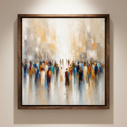 Abstract Art Painting - Collective Light Flow