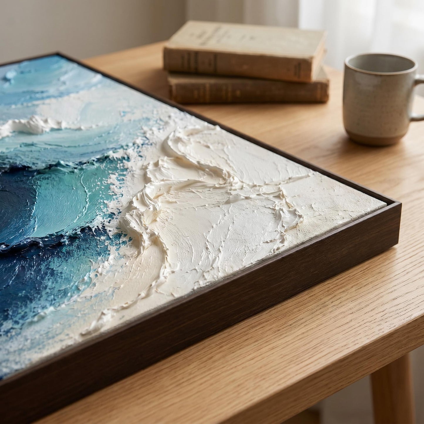 Abstract Art Painting - Textured Ocean Tide