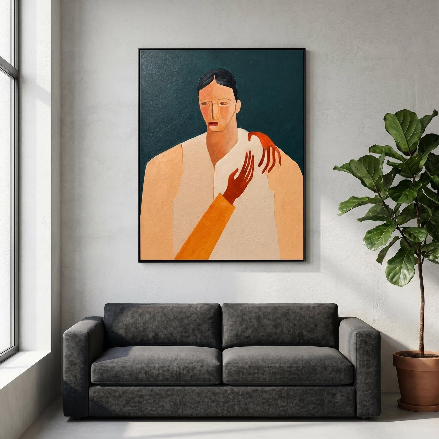 Abstract Art Painting - Protective Grace