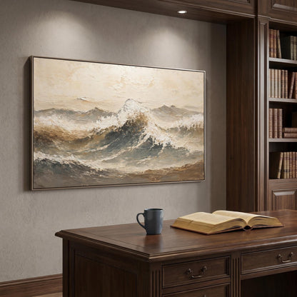 Contemporary Wall Art - Textured Tides