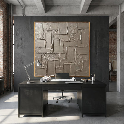 Wabi-Sabi Wall Art - Quiet Geometry