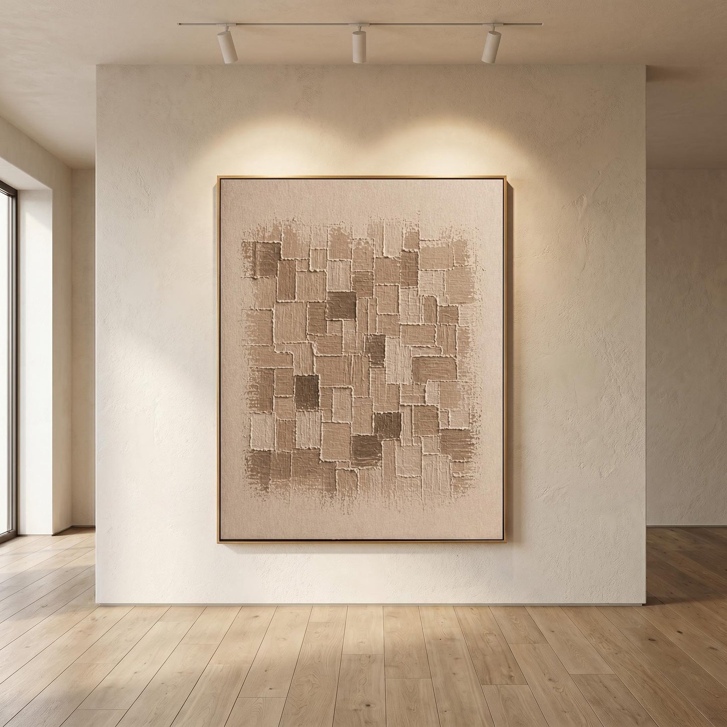 Wabi-Sabi Wall Art - Textured Mosaic