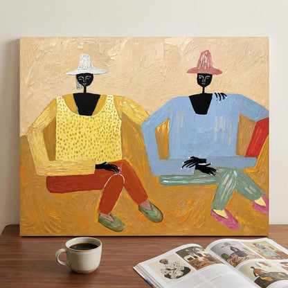 Colorful Painting - Golden Hour Duo