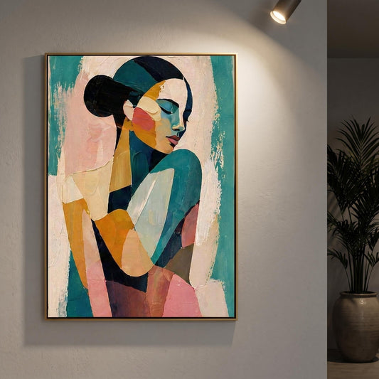 Abstract Art Painting - Serene Figure