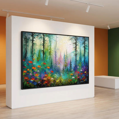 Colorful Painting - Enchanted Forest Floral