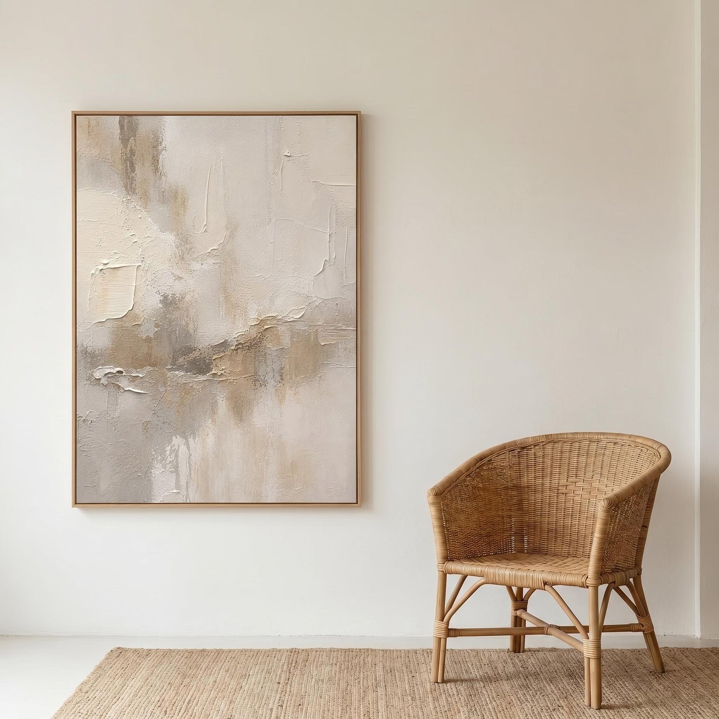 Wabi-Sabi Wall Art - Textured Neutrality
